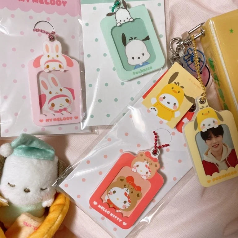 Sanrio Costume ID photo Holder Keyring