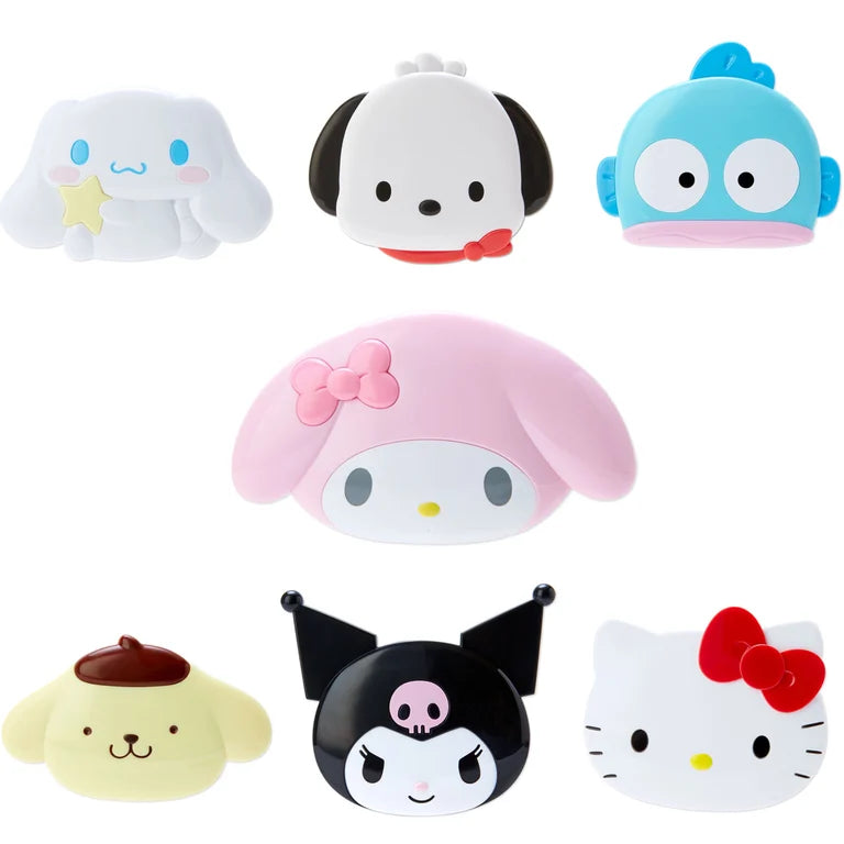 Sanrio Face-shaped mirror & comb set