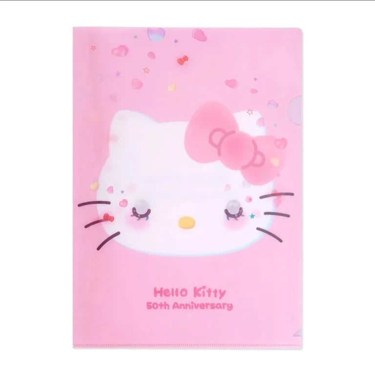 Sanrio Hello Kitty Clear File (Hello Kitty 50th Anniversary)