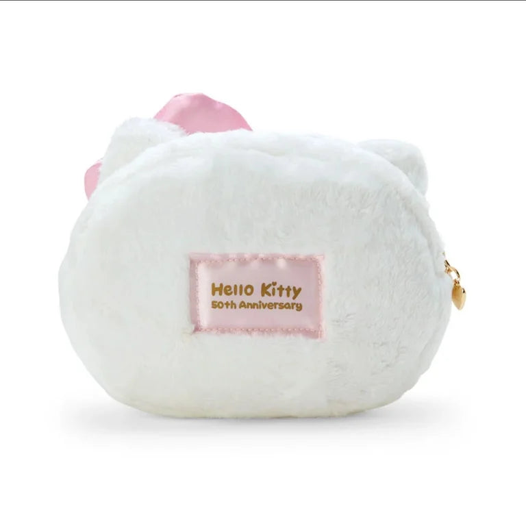 Sanrio Hello Kitty Face-shaped pouch (Hello Kitty 50th Anniversary)