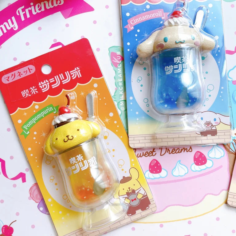 Sanrio Retro Cream Soda Magnet (Cafe Edition)