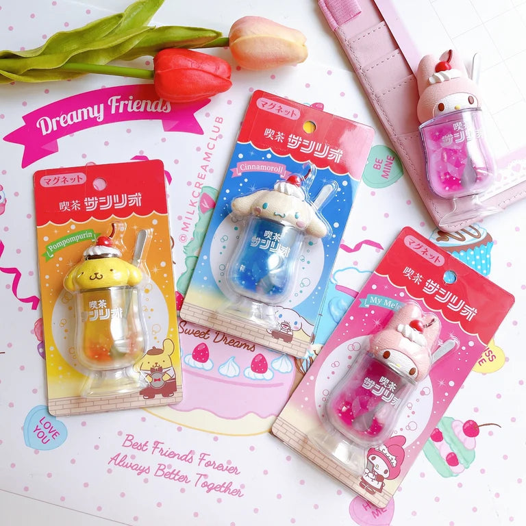 Sanrio Retro Cream Soda Magnet (Cafe Edition)