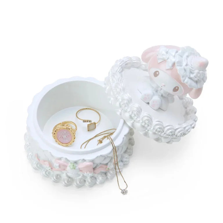Sanrio My Melody Accessory case (white strawberry tea time)
