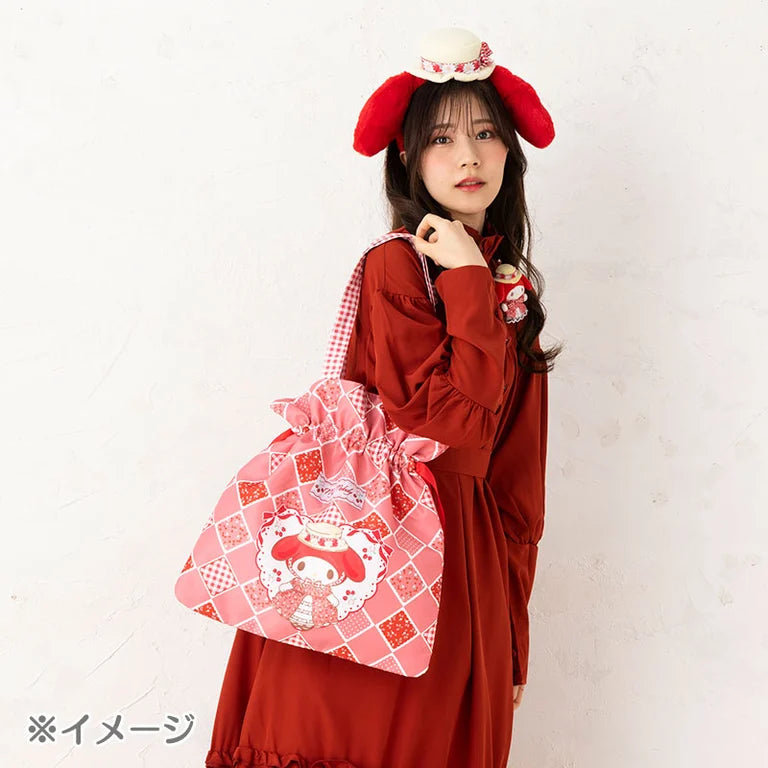 Sanrio My Melody Drawstring tote bag (Akamelo)