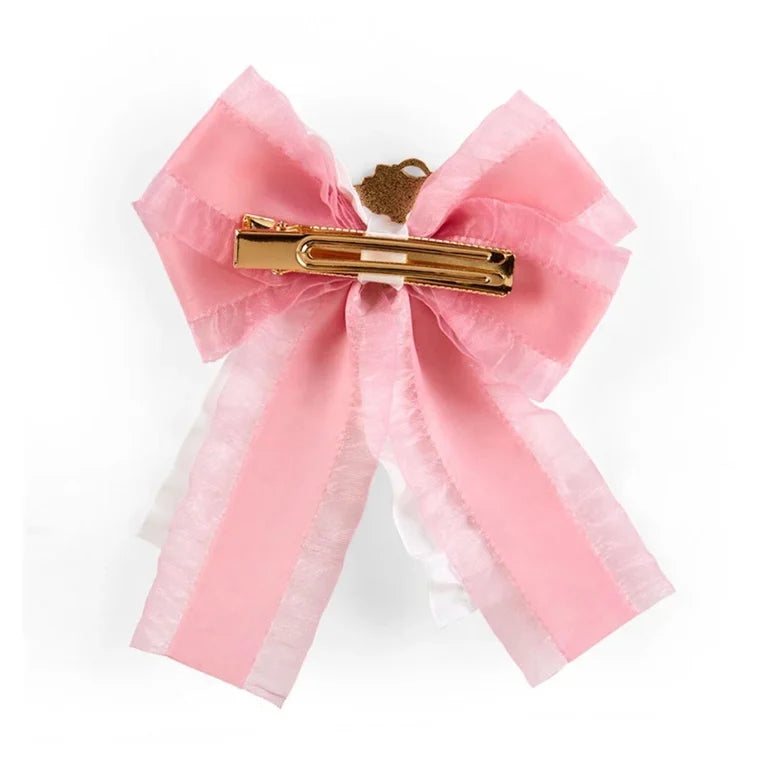 Sanrio My Melody Hair clip (white strawberry tea time)