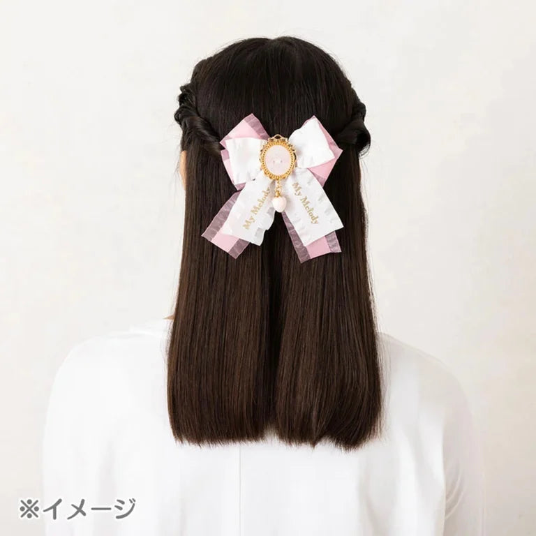 Sanrio My Melody Hair clip (white strawberry tea time)