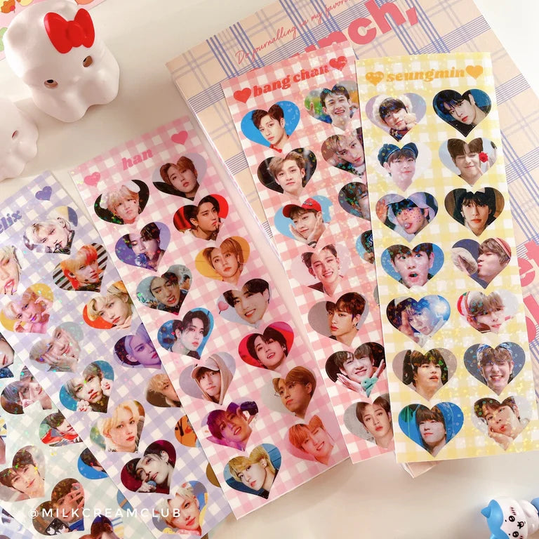 Stray Kids Heart Sticker (Kpop Idol)