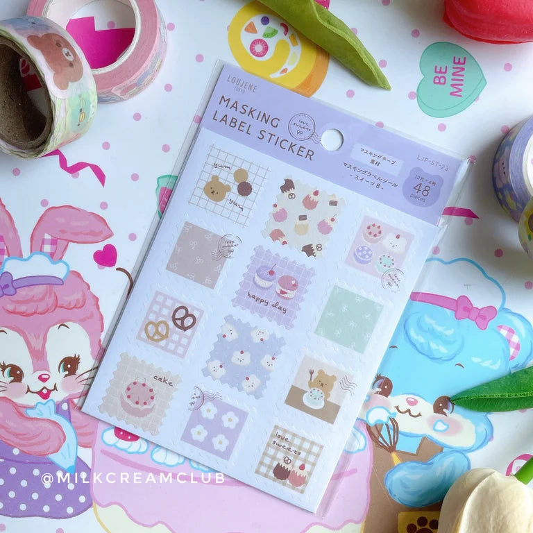 Sweets Masking Label Sticker