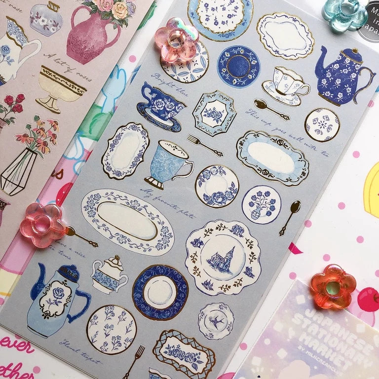 Vintage Vase/Porcelain Sticker