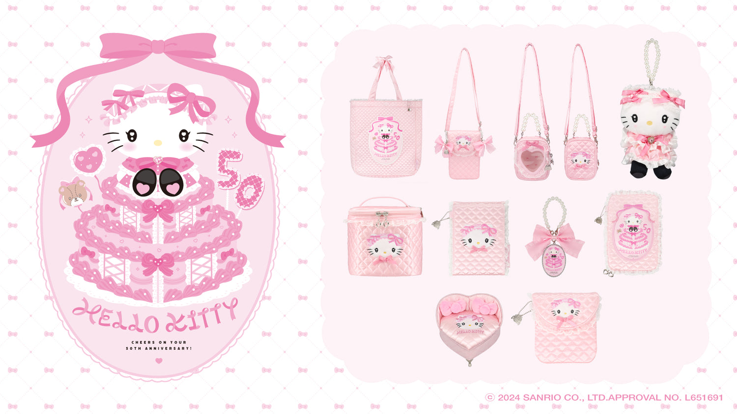 Sanrio Hello Kitty 50th Anniversary Quilt