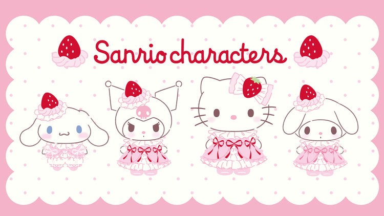 Sanrio Strawberry whipped cake design series