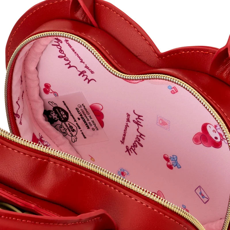 Sanrio My melody Strawberry-shaped red shoulder bag (My Melody 50th Anniversary)