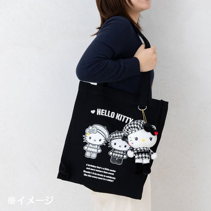 Sanrio Hello Mimi  Mascot holder (monochrome girly twin coordinate)