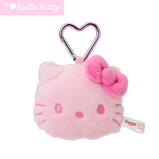 Sanrio Hello Kitty Face-shaped mascot holder Kao (I Love Hello Kitty)