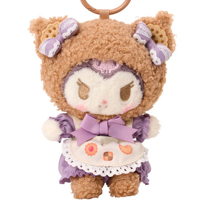 Sanrio Kuromi Mascot Holder (Cookie Mokomoko Bear)