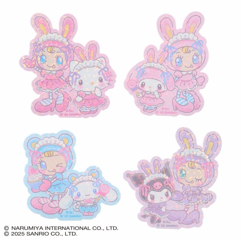 Mezzo piano x Sanrio Characters sticker set