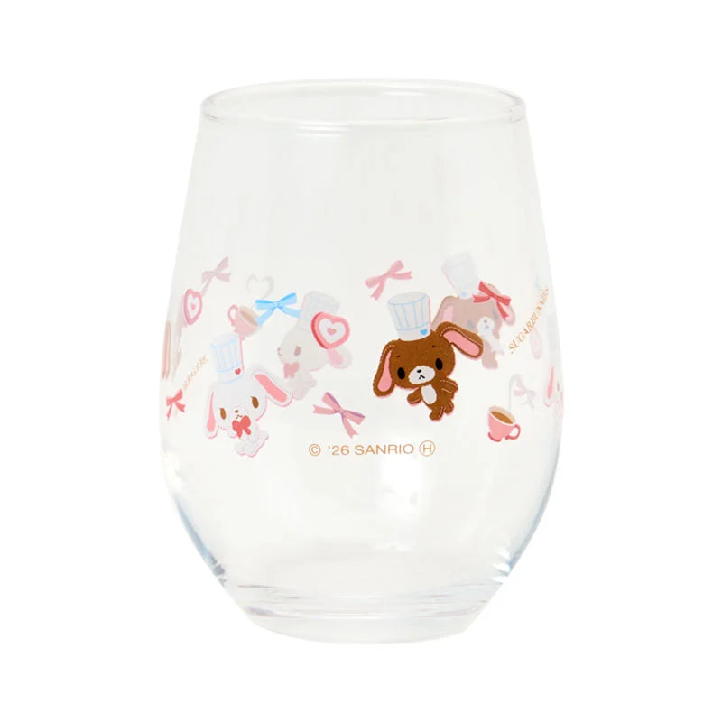 Sanrio Sugarbunnies Round glass (Love Sweets)