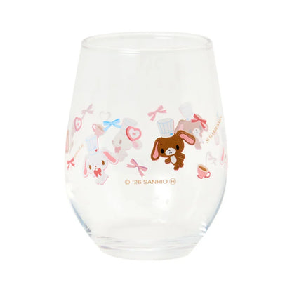Sanrio Sugarbunnies Round glass (Love Sweets)
