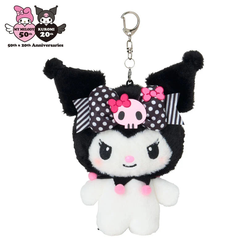 Sanrio Kuromi Mascot Pouch (My Melody 50th Anniversary & Kuromi 20th Anniversary)