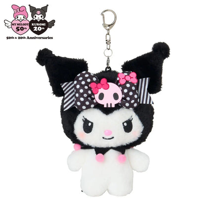 Sanrio Kuromi Mascot Pouch (My Melody 50th Anniversary & Kuromi 20th Anniversary)