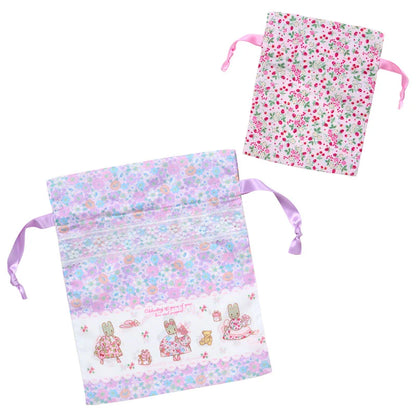 Sanrio Marroncream Set of 2 drawstrings (Marroncream Fashion Show)