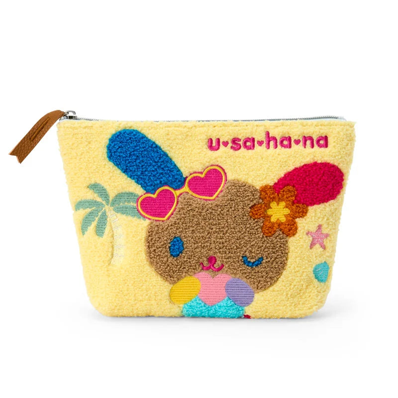 Sanrio Usahana Sagara Embroidery Pouch (Cream)