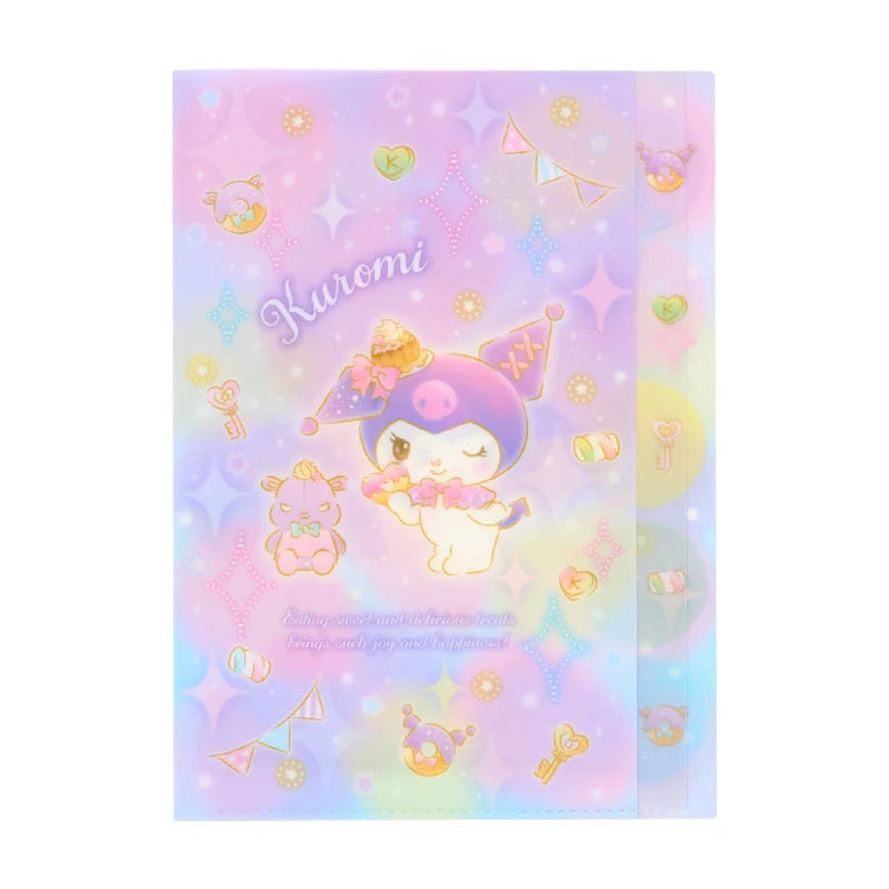 Sanrio A4 clear file 5 pockets (Yumekawa!)