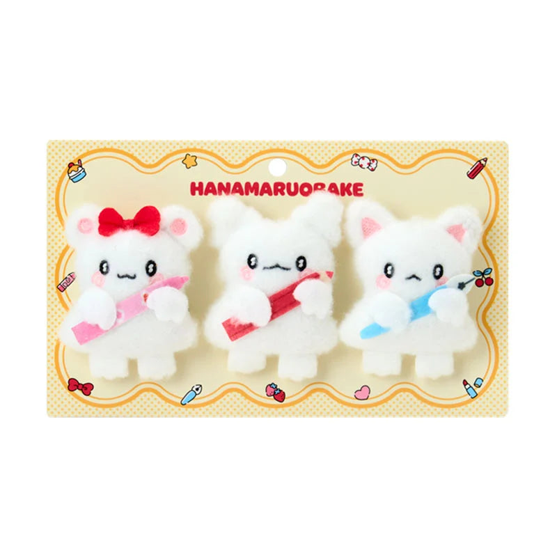 Sanrio Hanamaruobake Mascot brooch set (with friends)