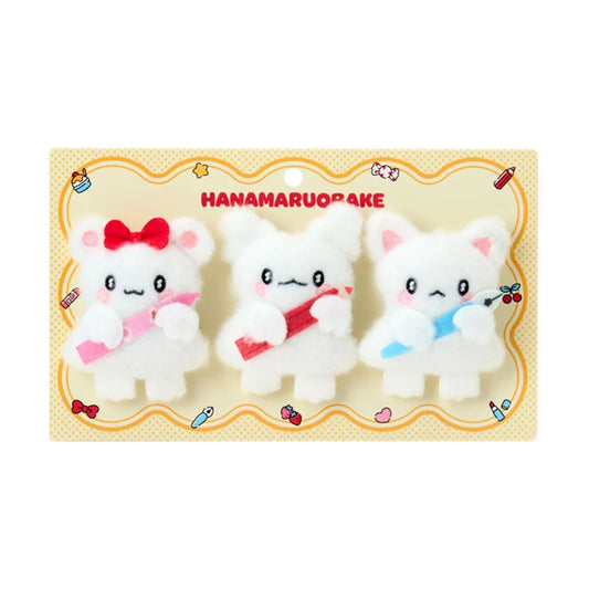Sanrio Hanamaruobake Mascot brooch set (with friends)