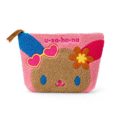 Sanrio Usahana Sagara Embroidery Pouch (Pink)