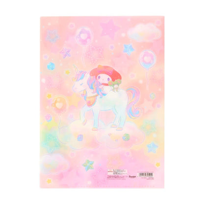 Sanrio A4 clear file 5 pockets (Yumekawa!)