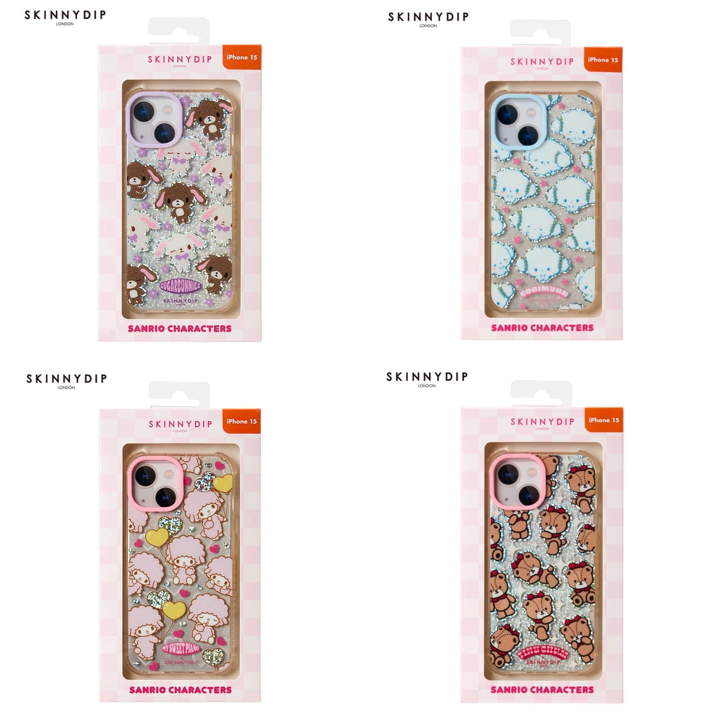 Sanrio SKINNYDIP LONDON iPhone 15 case