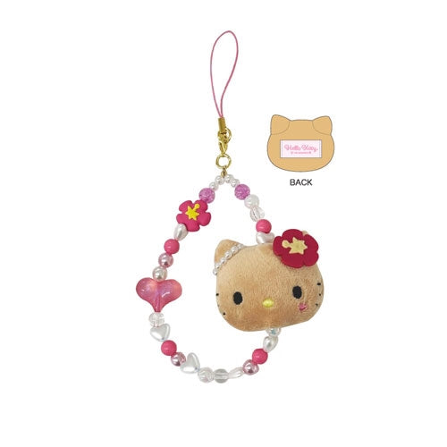 Sanrio Hello Kitty Face Mascot Strap Sunburn