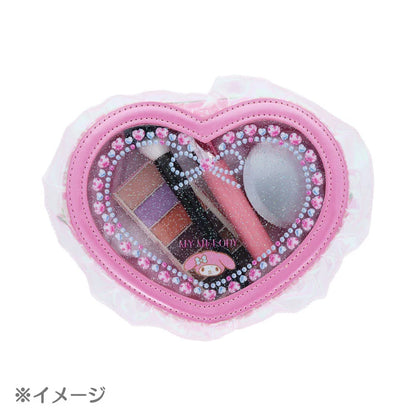 Sanrio Heart-shaped clear pouch (ballet core)
