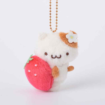 [Pre-order] Pompompurin Strawberry Friends Boa-mascot holder