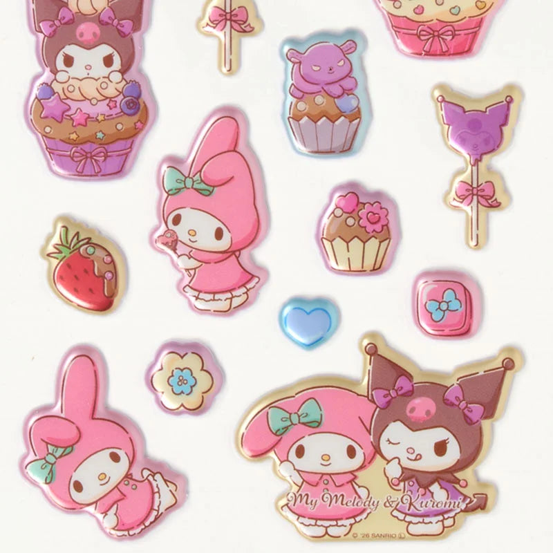 Sanrio My Melody & Kuromi Pearl marshmallow Sticker