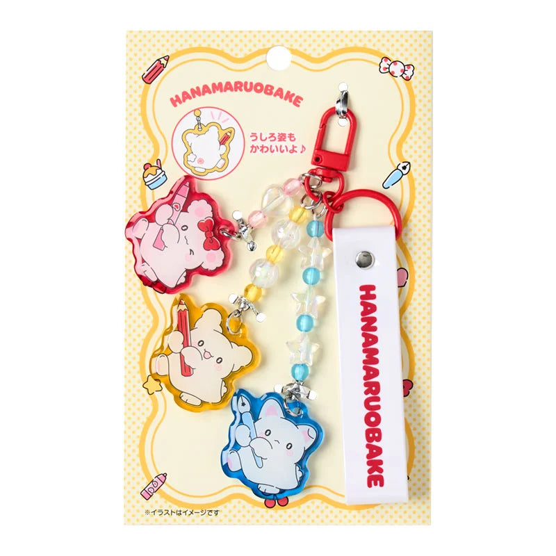 Sanrio Hanamaruobake Keychain (with friends)