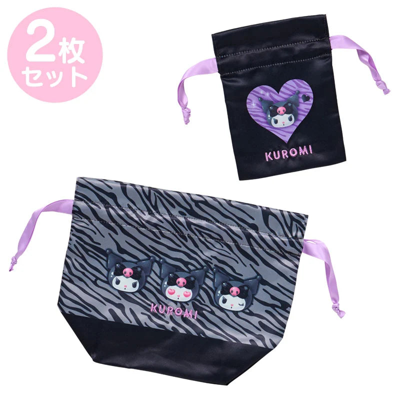 Sanrio Characters Tote bag / Drawstrings bag (Monotone Animal)