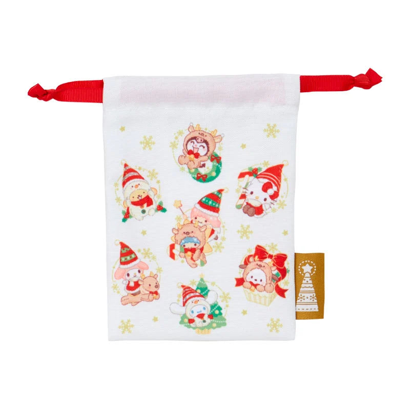 Sanrio Characters  Drawstring set (Christmas)