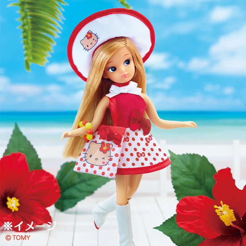 Sanrio Retro Licca x Tanned Hello Kitty and Vacation