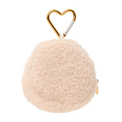 Sanrio Cinnamoroll Mini pouch with carabiner (Cookie Mokomoko Bear)
