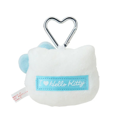Sanrio Hello Kitty Face-shaped mascot holder Kao (I Love Hello Kitty)
