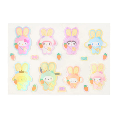 Sanrio Characters Sticker (Fluffy Ear Bunny Club)