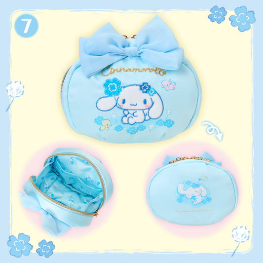 Sanrio Cinnamoroll Pouch (Light Blue Clover)