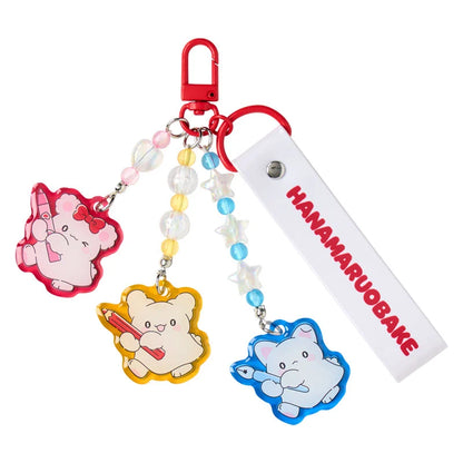 Sanrio Hanamaruobake Keychain (with friends)