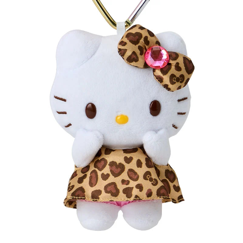 Sanrio Hello Kitty Mascot keychain with tail (leopard)