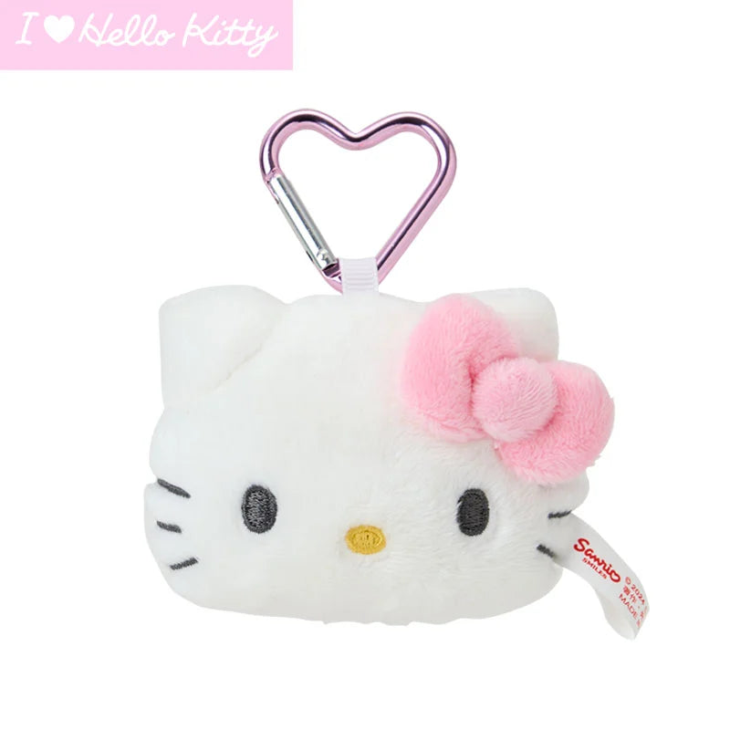 Sanrio Hello Kitty Face-shaped mascot holder Kao (I Love Hello Kitty)