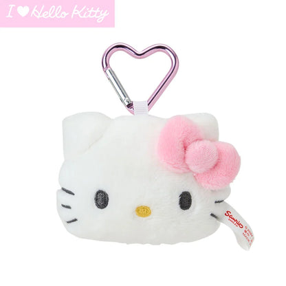 Sanrio Hello Kitty Face-shaped mascot holder Kao (I Love Hello Kitty)