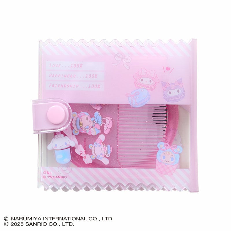 Mezzo piano x Sanrio Characters Mirror & Comb Set with Case
