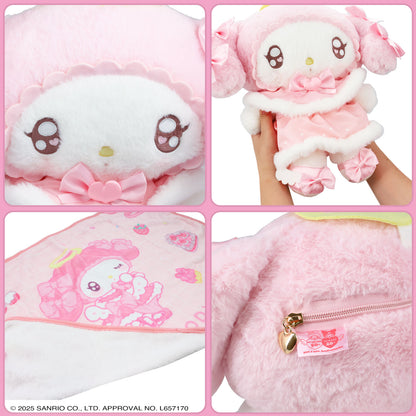 Sanrio My Melody Stuffed Toy with Blanket (Angel and Devil)